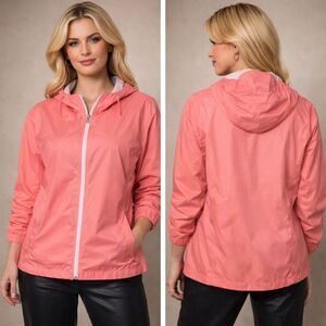 Eddie Bauer Weatheredge Waterproof Rain Jacket Lightweight Windbreaker